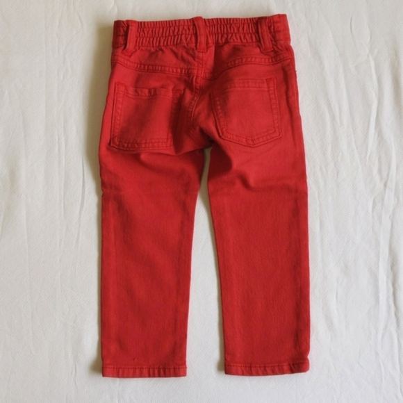 gymboree all smiles muted red skinny denim jeans 2T toddler girls - Picture 8 of 14